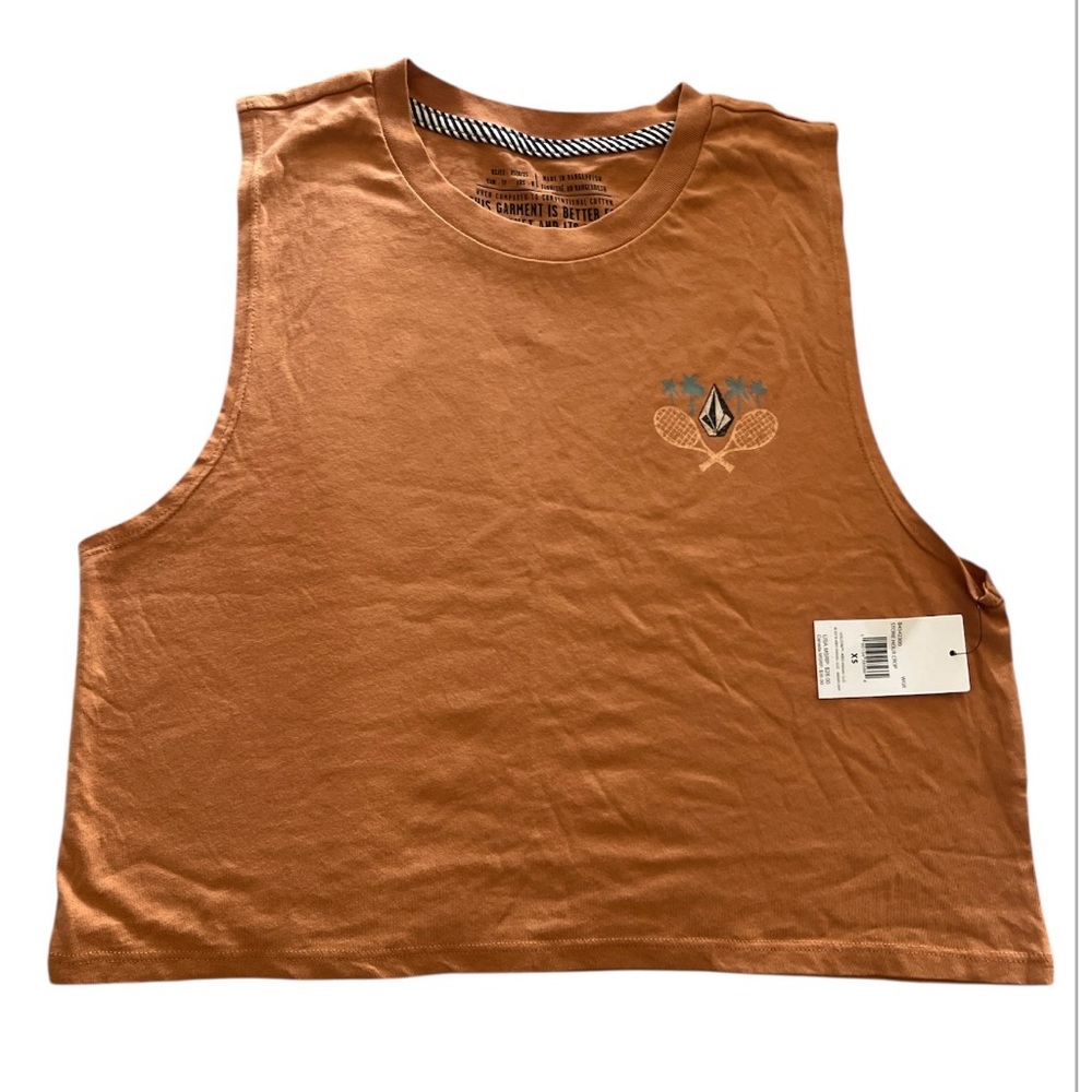 Volcom Brown Crop Top